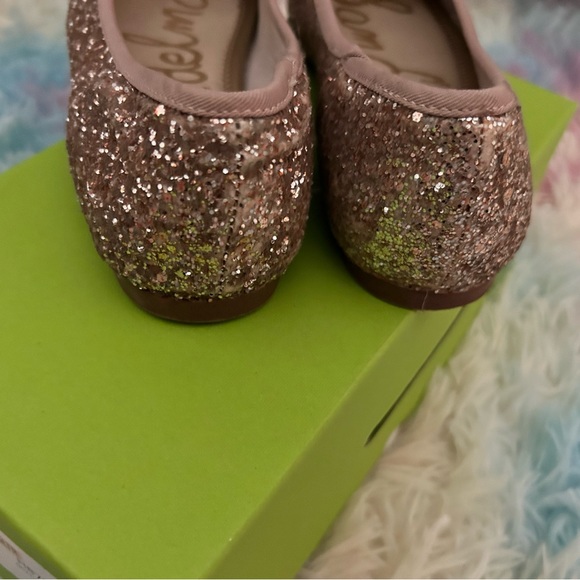 Sam Edelman Gold Glitter Flats - Picture 4 of 4